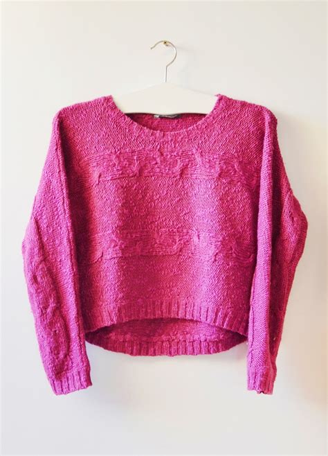 Malinowy Sweter Xs Inspired Second Hand Online