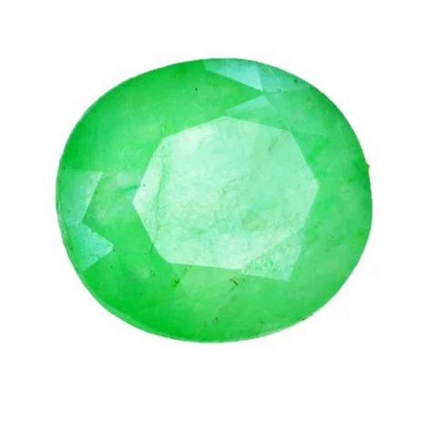 Natural Ct Panna Green Emerald Certified Gemstone At Rs Piece