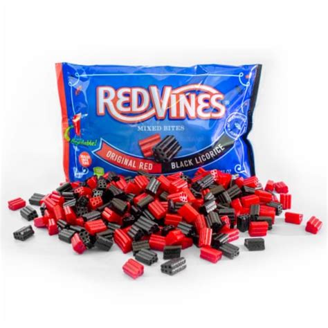 Red Vines Original Red And Black Licorice Candy Mixed Bites 16 Oz Kroger