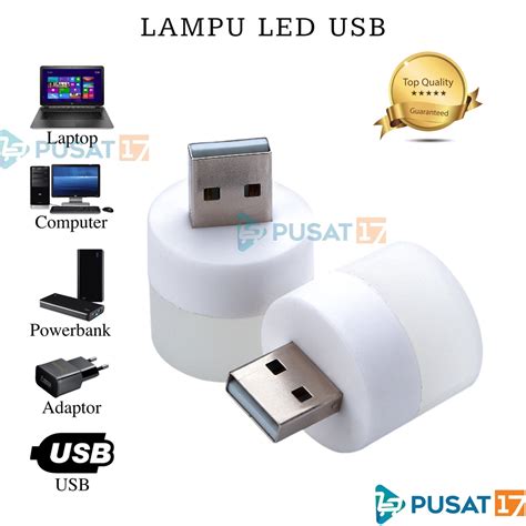 Jual PUSAT17 LAMPU LED USB MINI LAMPU MINI LED USB PORTABLE KECIL