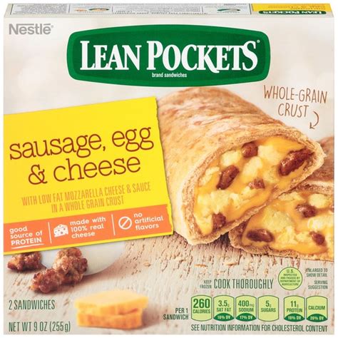 Hot Pockets Sausage Egg Cheese Frozen Sandwiches 9 Oz Delivery Or