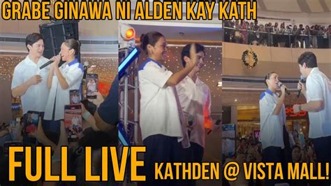 Alden Grabe Ang Ginawa Kay Kathryn Sa Kanilang Mall Tour Sa Vista Mall