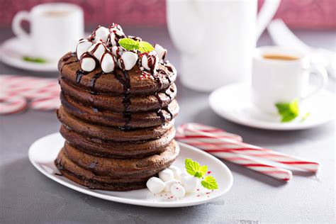 Christmas Morning Chocolate Mint Pancakes Stay At Home Mum