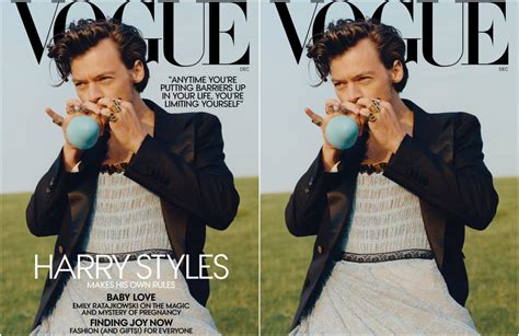 Harry Styles El Primer Hombre Que Protagoniza En Solitario La Portada