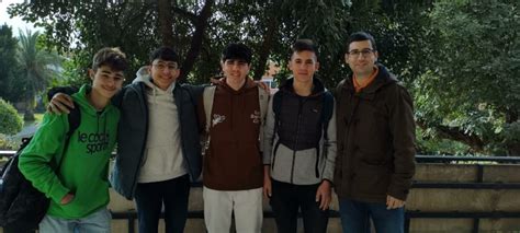 Cuatro alumnos de 4º ESO del IES Jarifa en la I Olimpiada Matemática