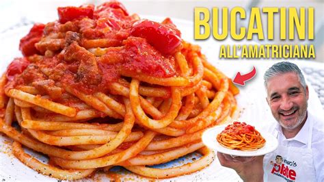 How To Make Bucatini All Amatriciana Like A Roman Youtube