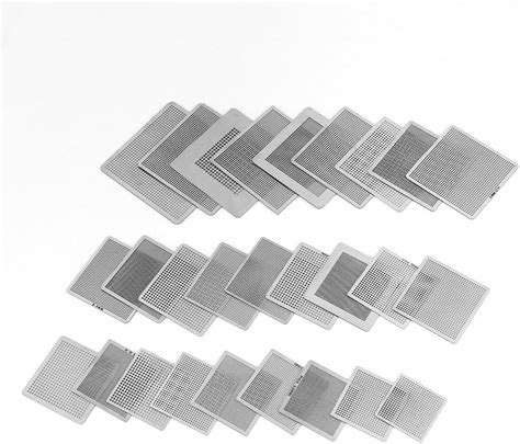 BGA Stencils 27pcs Universal Directly Heat BGA Reballing Net Stencils