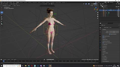 Naked Asian Woman Realtime Blender Market