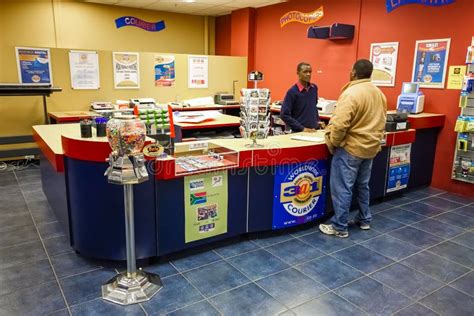 Inside Interior Of A Courier And Stationery Service Store Editorial