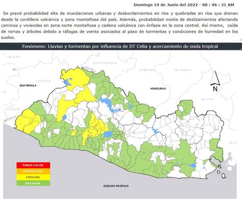 La Prensa Gráfica on Twitter ClimaSV En el mapa se observan zonas