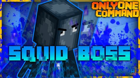 Minecraft Squid Boss Fight In Only One Command 18 Youtube