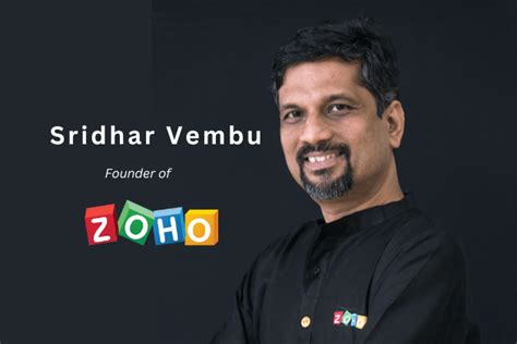 Sridhar Vembu Founder Of Zoho Corporation Indian Bill Gates