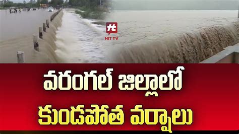 Heavy Rains In Warangal వరంగల్ జిల్లాలో కుండపోత వర్షాలు