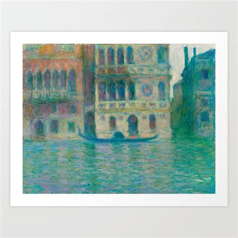 Palazzo Contarini By Claude Monet Art Print By Sft Design Studio Society