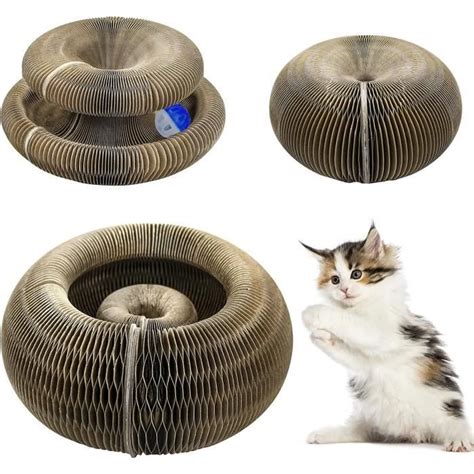 Griffoir Chats En Magic Organ Cat Scratching Board Avec Clochette