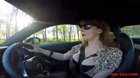 British Mature Red Fingers Her Cunt In The Car Again XVIDEOS
