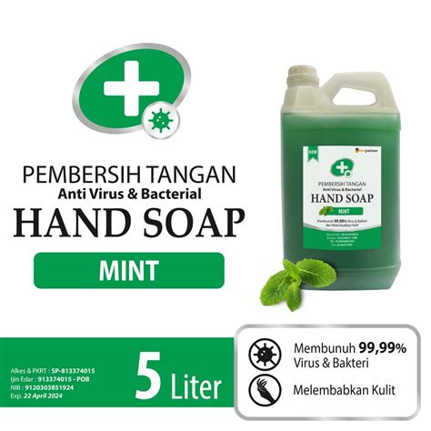 Jual Hand Soap Liter Sabun Cuci Tangan Liter Kemasan Jerigen