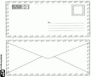 Juegos De Correo Para Colorear Imprimir Y Pintar