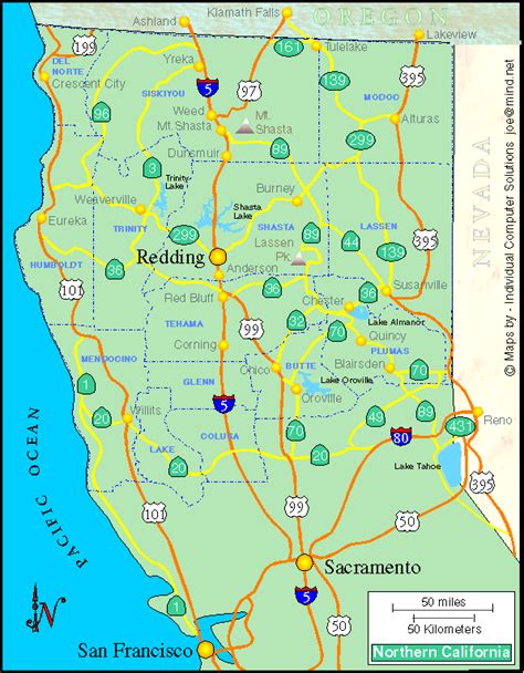 Weaverville California - Trinity County - Maps