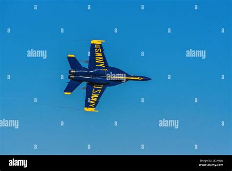 Blue Angels Flying In Formation Stock Photo Alamy