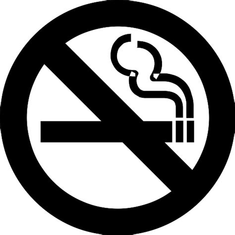 No Smoking icon vector