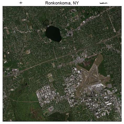 Aerial Photography Map Of Ronkonkoma Ny New York