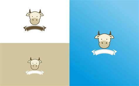 Cow Milk Dairy Logo symbol Design Template Logo Template | Symbol ...