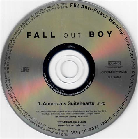 Fall Out Boy America S Suitehearts Cd Discogs