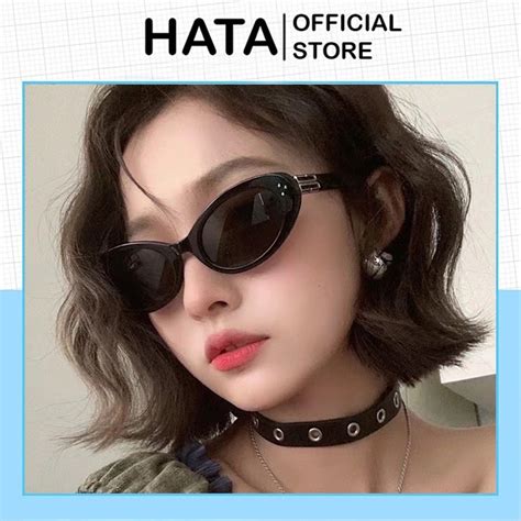 Mắt Kính Thời Trang Form Oval Mắt Mèo Hot Trend Đính Chấm Shopee Việt Nam