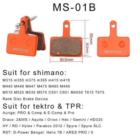 3 Pair MTB Bicycle Resin Semimetal Disc Brake Pads For Shimano B01S XT