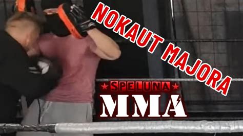 MAJOR NOKAUTUJE TRENERA W SPELUNA MMA YouTube