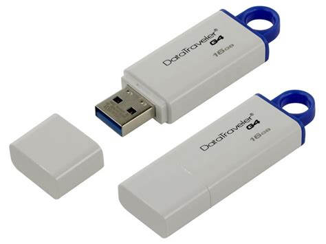 16 GB USB 3 0 Stick USB Kingston DataTraveler G4 White Blue DTIG4