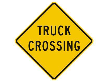 Ntsigns Products Tagged With Truck Crossing Sign