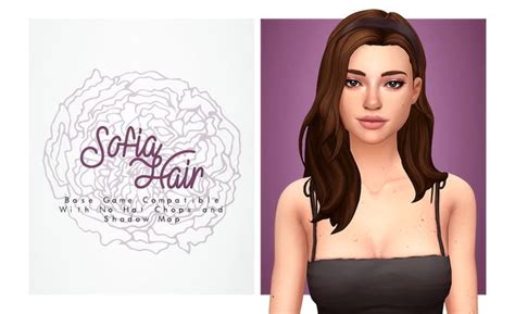 Sofia Hair IsJao Sims 4 Sofia Sims