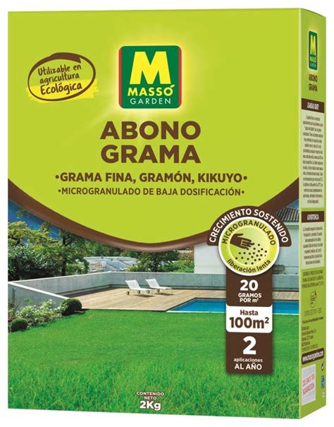 Abono Granulado MassÓ Para Grama Ecológico 2 Kg Uso Ecológico Leroy Merlin