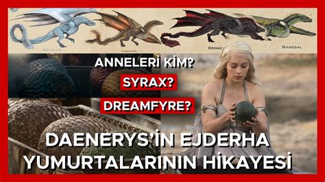 Daenerys Targaryen N Ejderha Yumurtalar N N Hikayesi Anneleri Kim