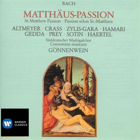 Bach Matthäus Passion Bwv 244 St Matthew Passion Theo Altmeyer