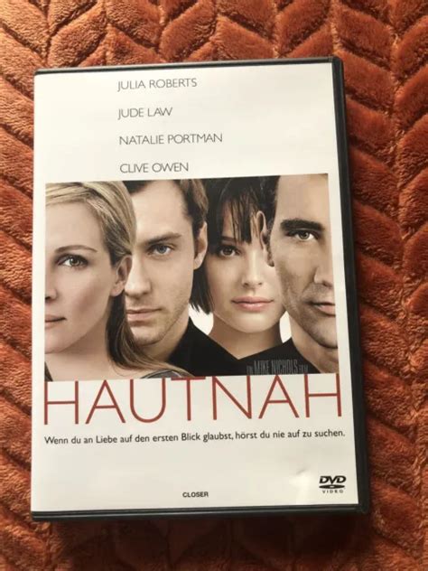 HAUTNAH DVD JULIA Roberts Natalie Portman Clive Owen Jude Law EUR 4