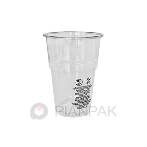 Kubek Plastikowy 250 Ml PET 78mm 50 Szt Pianpak