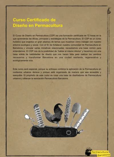 Curso Certificado De Dise O En Permacultura