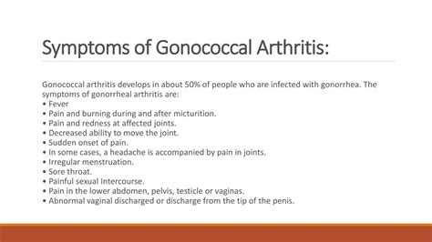 What Is Gonococcal Arthritis? Understanding Symptoms,, 57% OFF