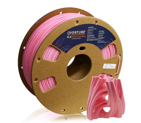 D Printing Solutions D Printer Store Overture Pla Pink Kg