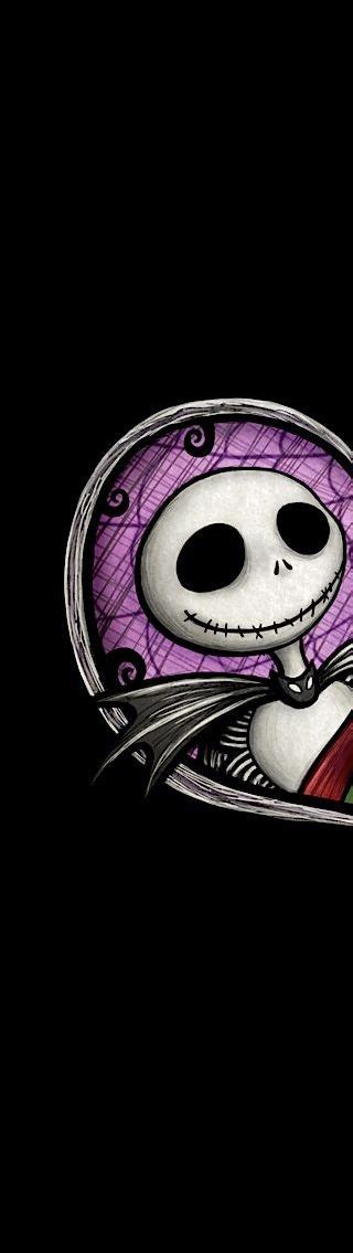 Spooky Love: Jack and Sally Wallpaper for a Hauntingly Romantic Halloween