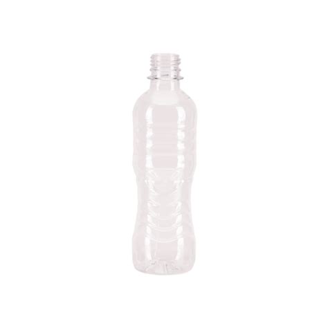 Ml Standard Water Bottle Clear Blue Mm Contour Plastics