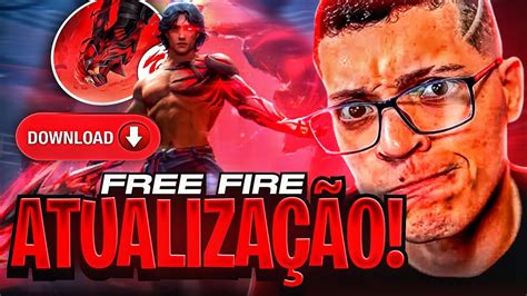 FREE FIRE ATUALIZADO EMULADOR E MOBILE NOVA ATUALIZAÇÃO DOWNLOAD