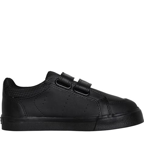 Buy Kickers Junior Tovni Twin Vel Leather Shoes Black