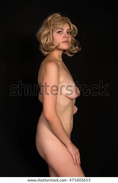 Pretty Slender Blonde Standing Nude On Stock Photo 471603653 Shutterstock