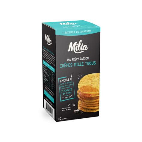 Achetez le produit Mix crêpes mille trous 500 g Milia