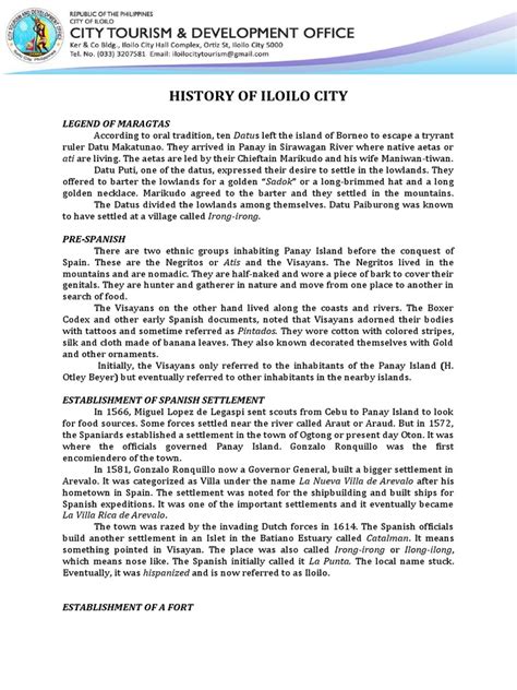 HISTORY OF ILOILO CITY ver2022 | PDF | Philippines