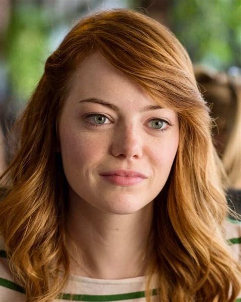 Emma Stone Strawberry Blonde Hair